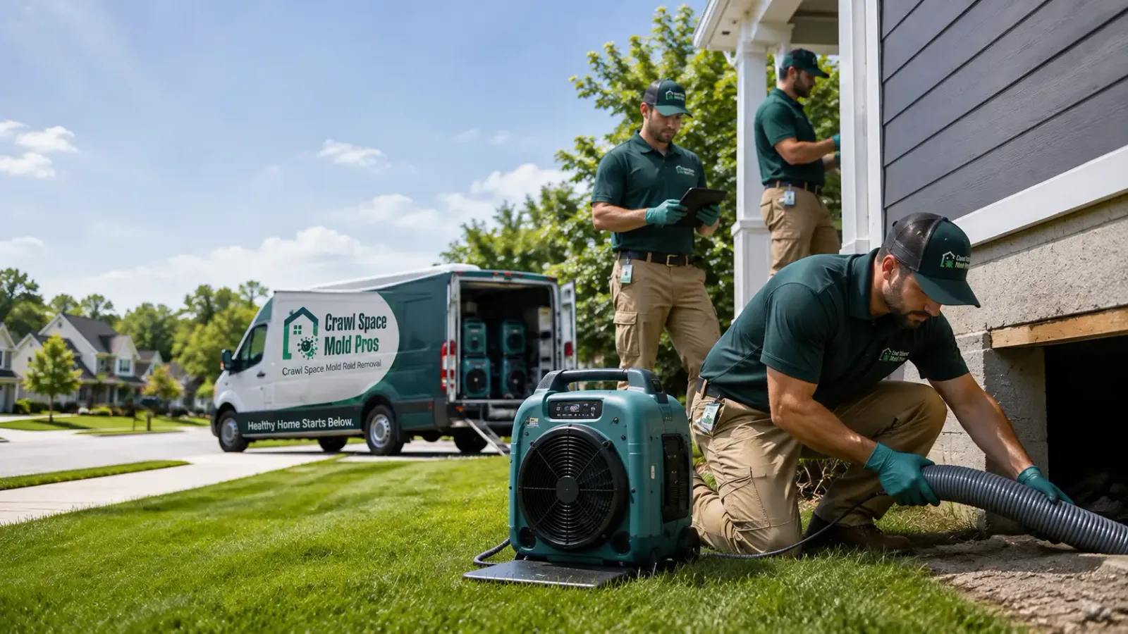 Crawl Space Mold Removal in Jonesville, MI